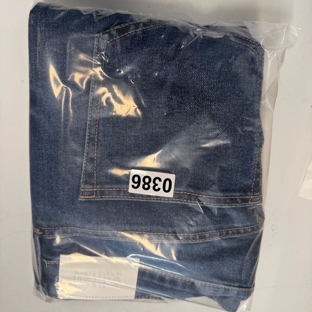 Edited Jeans Womens 8 Blue Loose Straight High Rise Dark Wash - Picture 14 of 14